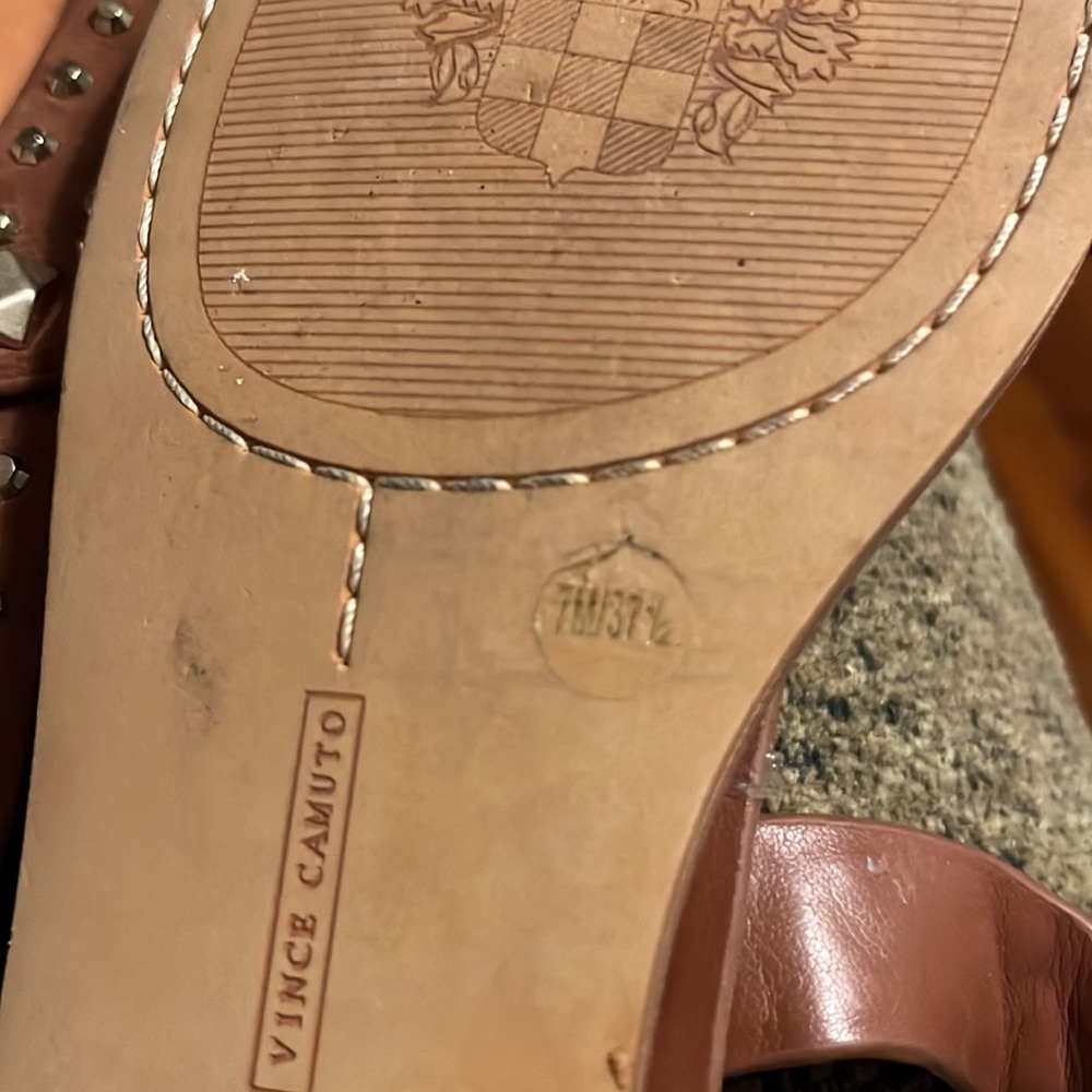 Vince Camuto Sandal 7m size 7 37 1/2 women’s open toe - Picture 13 of 16